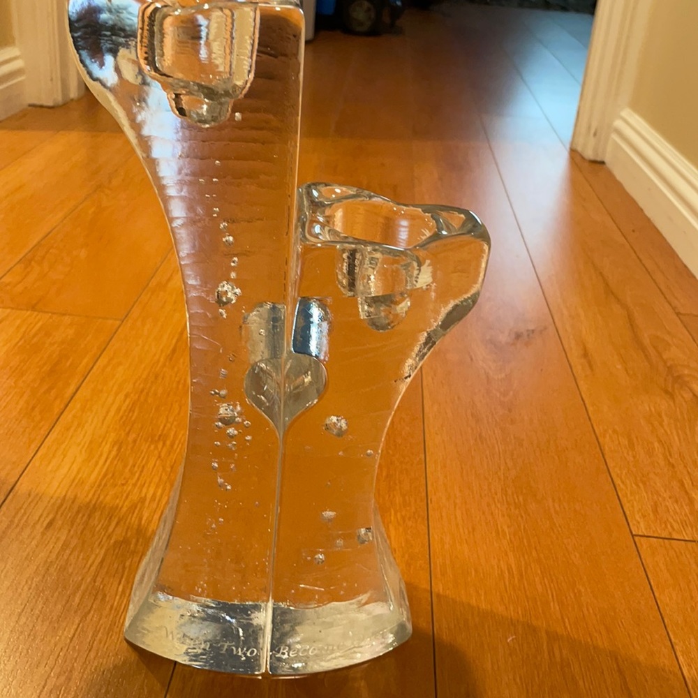 Kosta Boda candle holder with heart